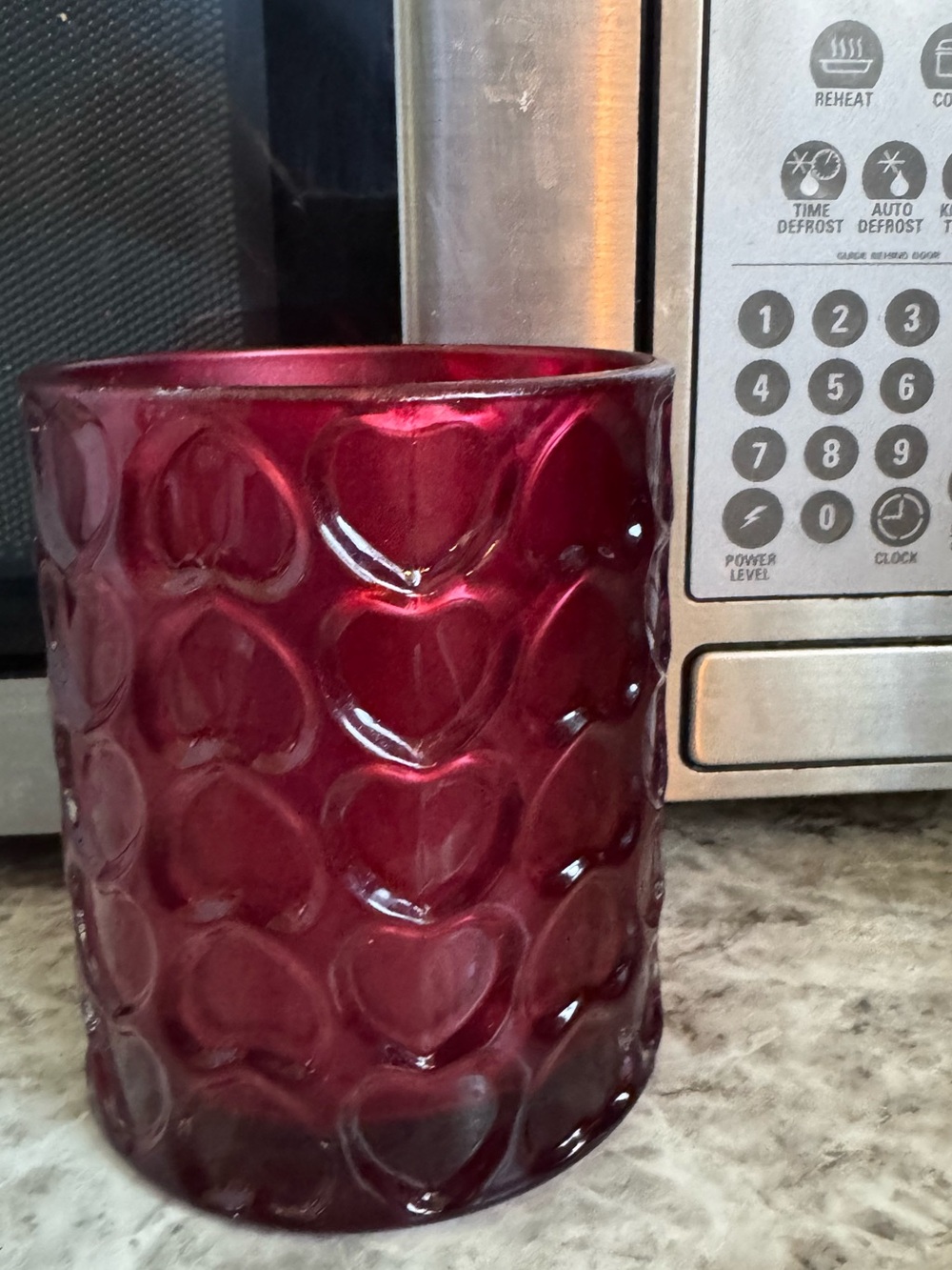 Valentine’s Day Decor – Red Heart Vase & Pink Heart Top Love Potion Bottle